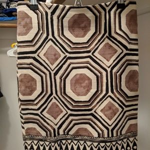 LOFT petite beige pencil skirt